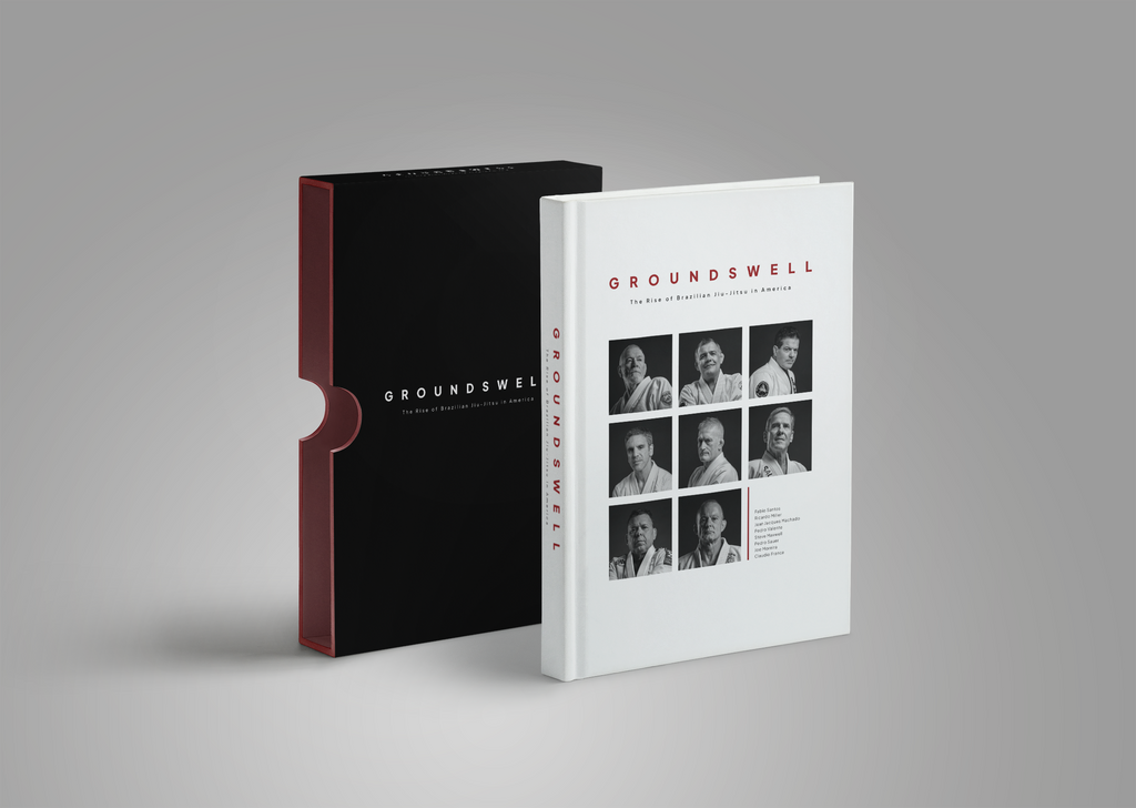 Groundswell Collector's Edition hardcover standing beside its black slipcase