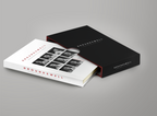 Groundswell hardcover sliding out of its black slipcase, showing the eight pioneer portraits